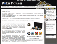 Tablet Screenshot of pokerfichas.es
